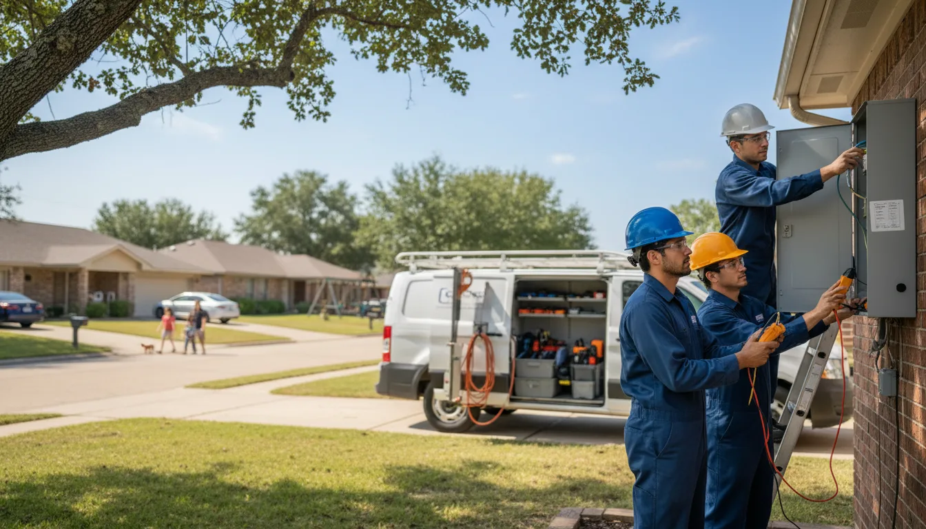 Certified electrician providing emergency electrical services in Dakota, IL